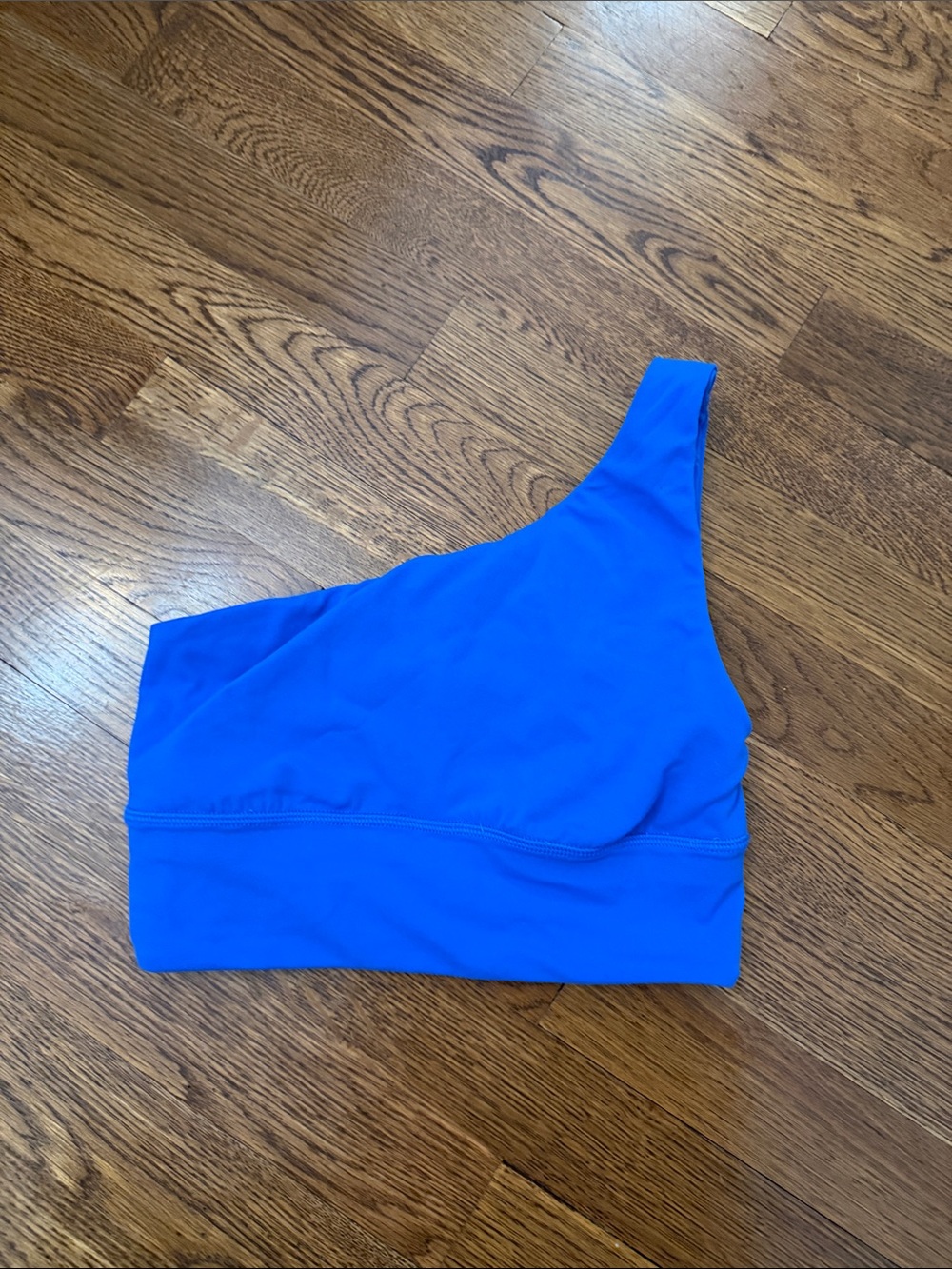 Lululemon One-Shoulder Electric Blue Sports Bra